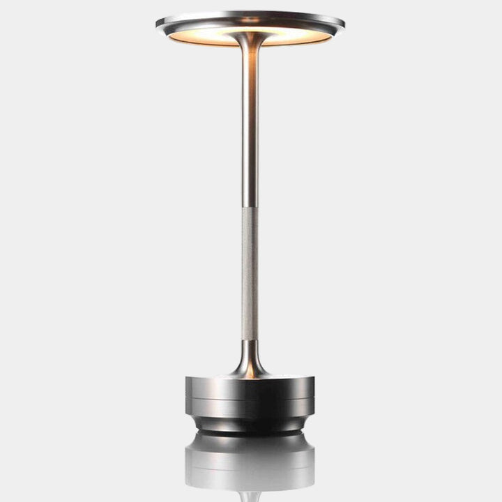 Lampe de Table Sans Fil Rechargeable en Aluminium et ABS – Éclairage Moderne et Élégant, Lumière Chaude 3000K 10