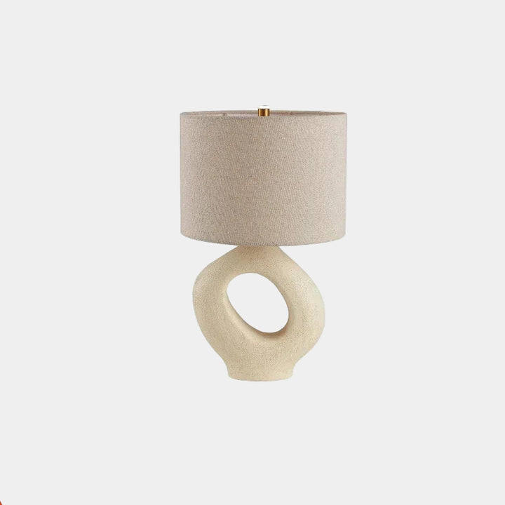Lampe de Table Wabi-Sabi en Résine ABS – Design Brut et Naturel pour Salon et Chambre 10