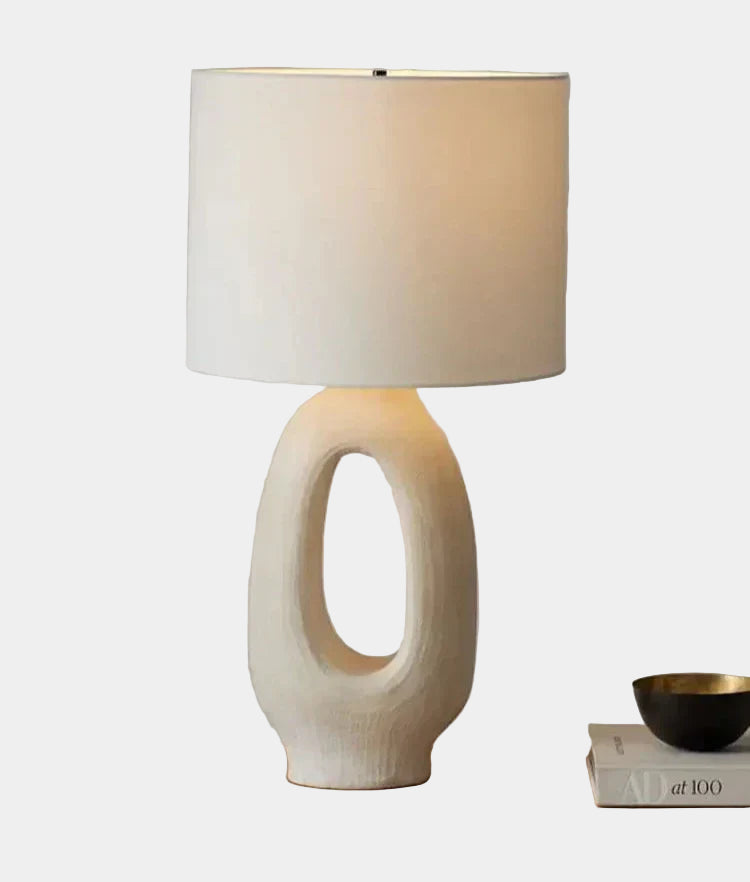Lampe de Table Wabi-Sabi en Résine ABS – Design Brut et Naturel pour Salon et Chambre 7