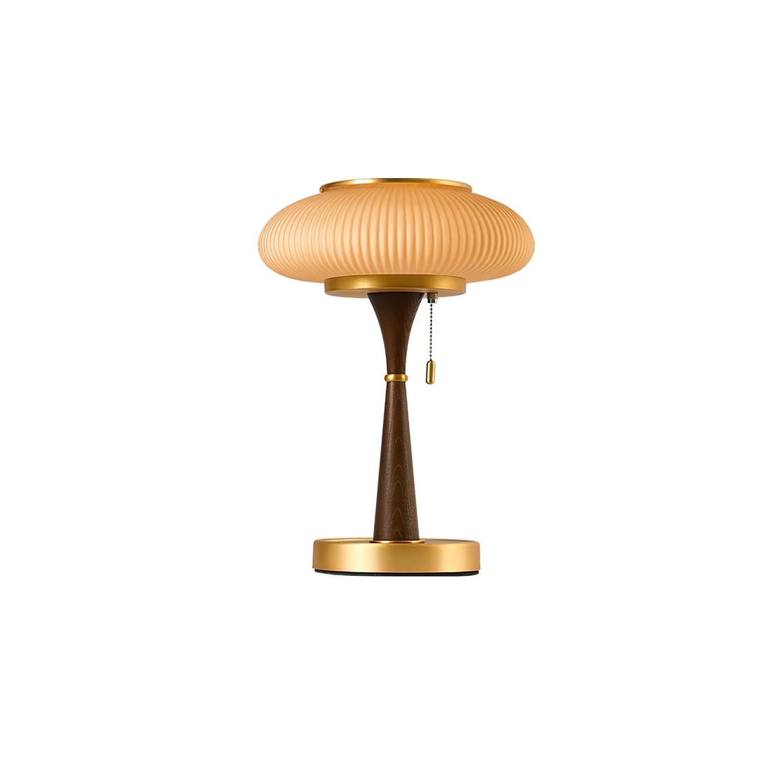 Lampe de Table en Bois avec Éclairage LED Chaud – Design Élégant et Compact pour Intérieur Moderne 0