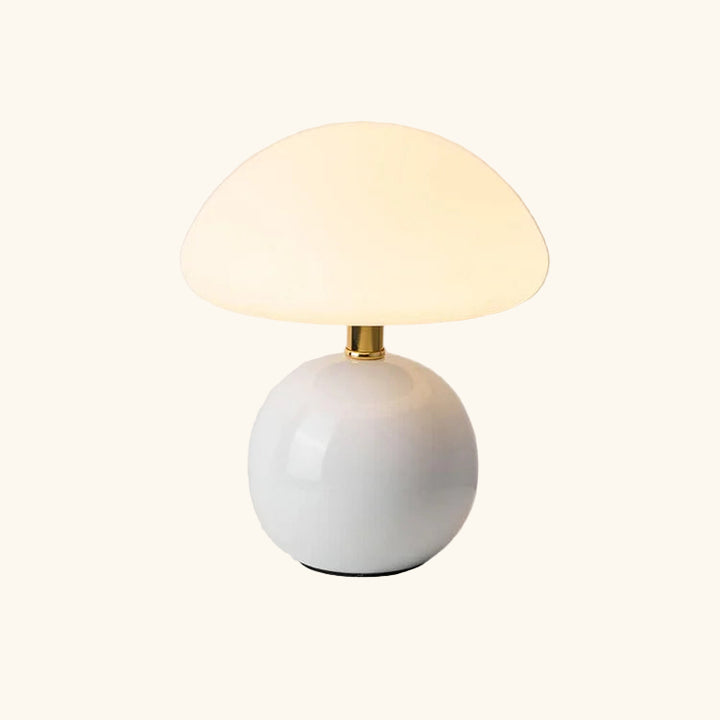 Lampe de Table en Céramique Champignon Vintage avec Éclairage Réglable – Design Élégant pour Intérieur 0
