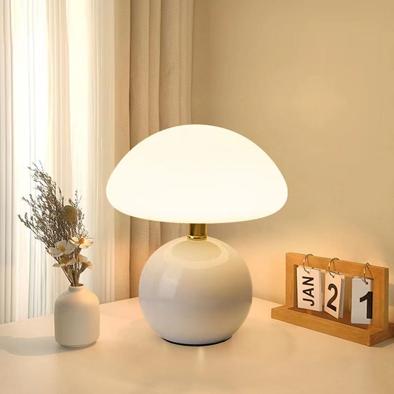 Lampe de Table en Céramique Champignon Vintage avec Éclairage Réglable – Design Élégant pour Intérieur 1
