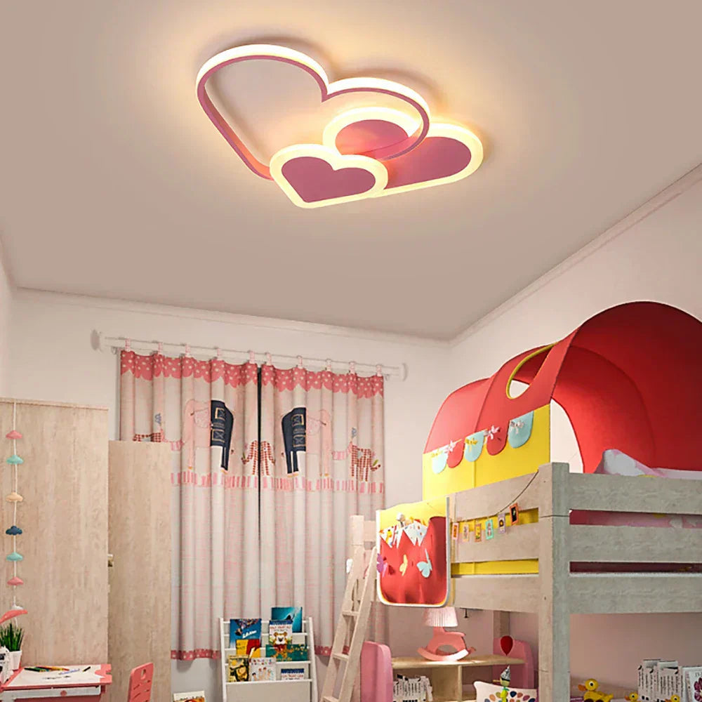 Lampe de plafond florale élégante pour une ambiance chaleureuse 1