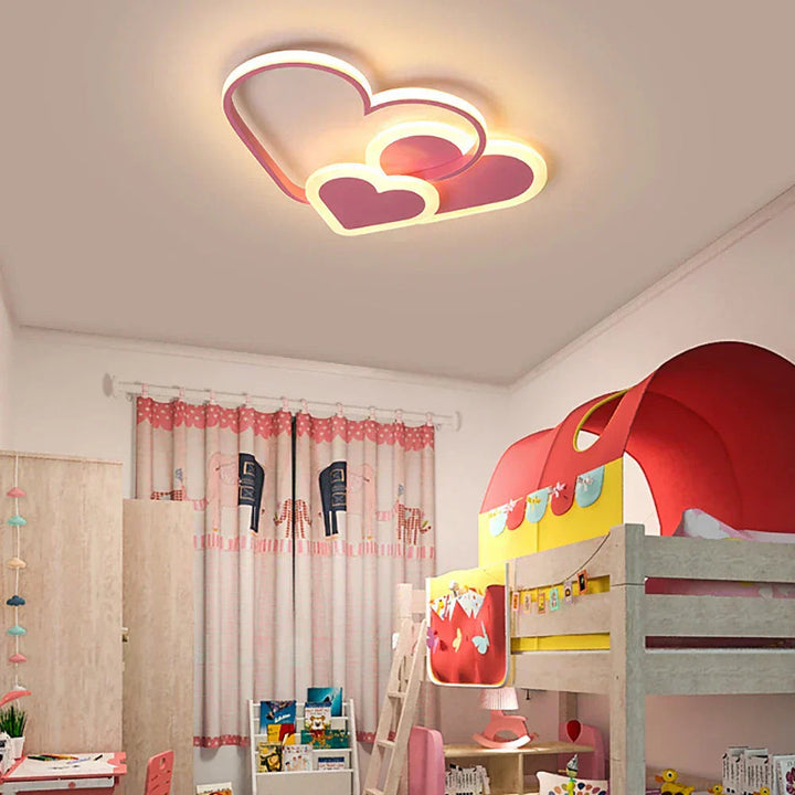 Lampe de plafond florale élégante pour une ambiance chaleureuse 1