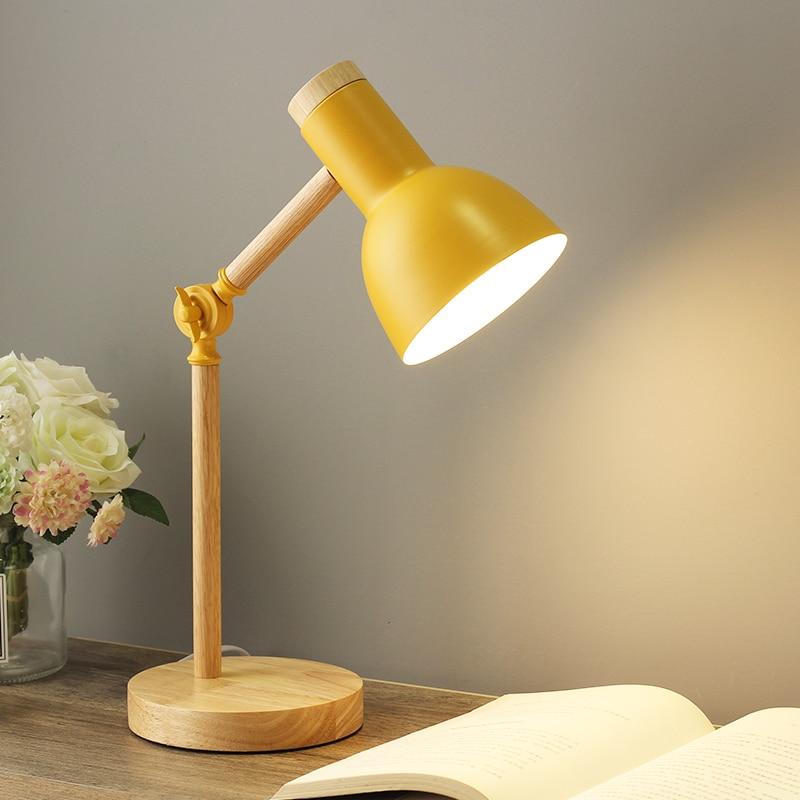 Lampe de table en bois de style nordique 7