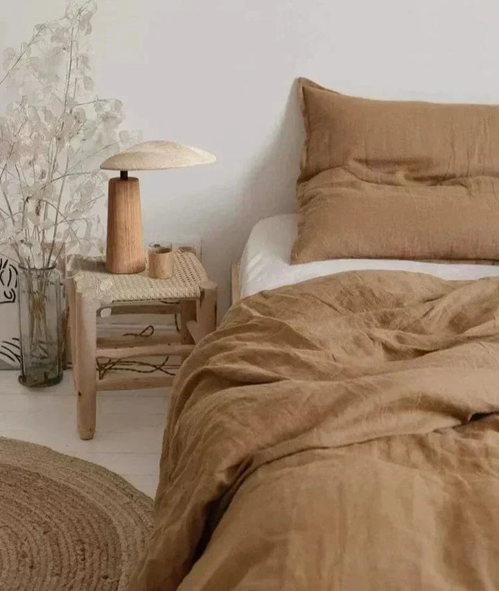 Lampe en Bois Naturel Minimaliste avec Éclairage LED Apaisant – Lampe de Chevet Bois pour Salon et Bureau 4