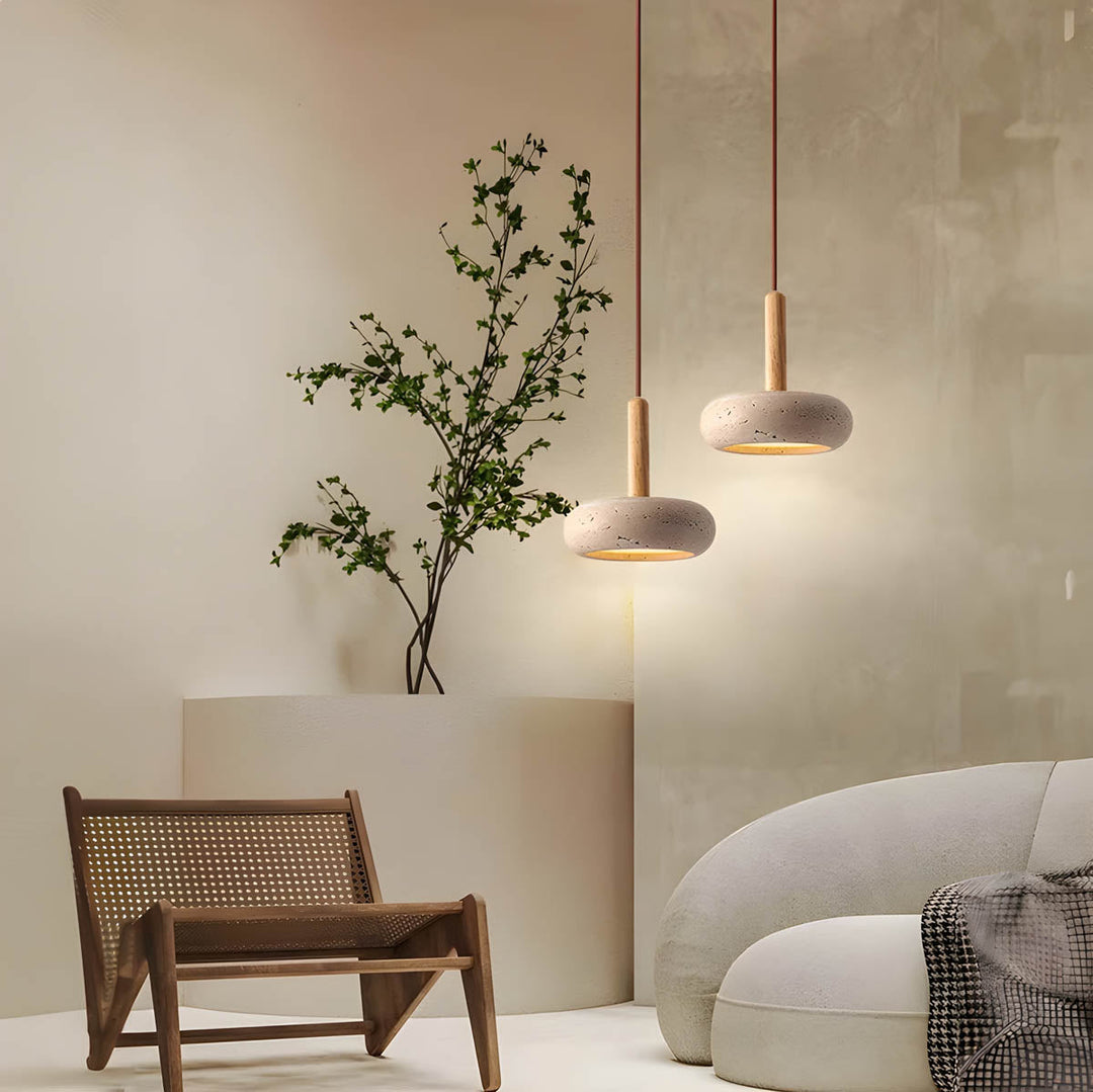 Lampe en Travertin : Éclairage Doux et Élégant pour Votre Intérieur 3