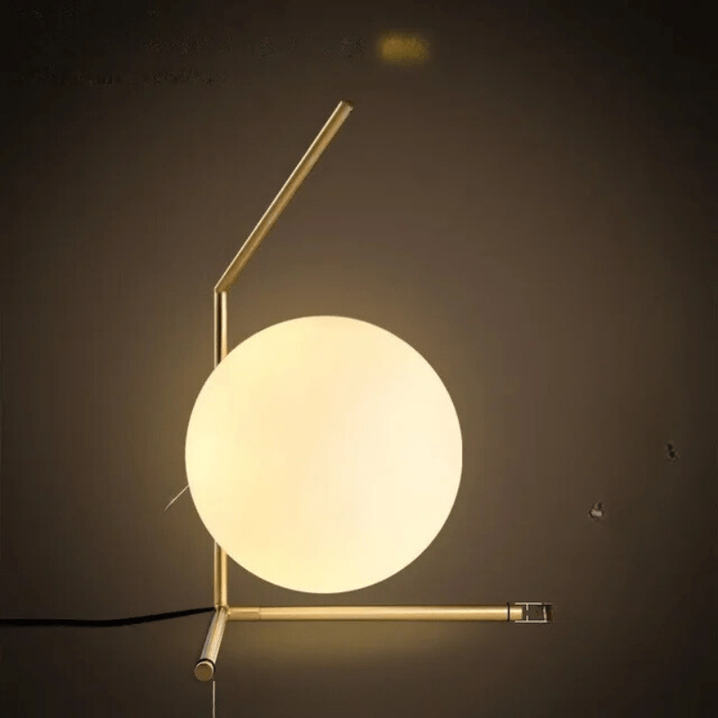 Lampe en Verre Scandinave Élégante pour Éclairage Subtil – Design Minimaliste pour Chambre et Bureau 0