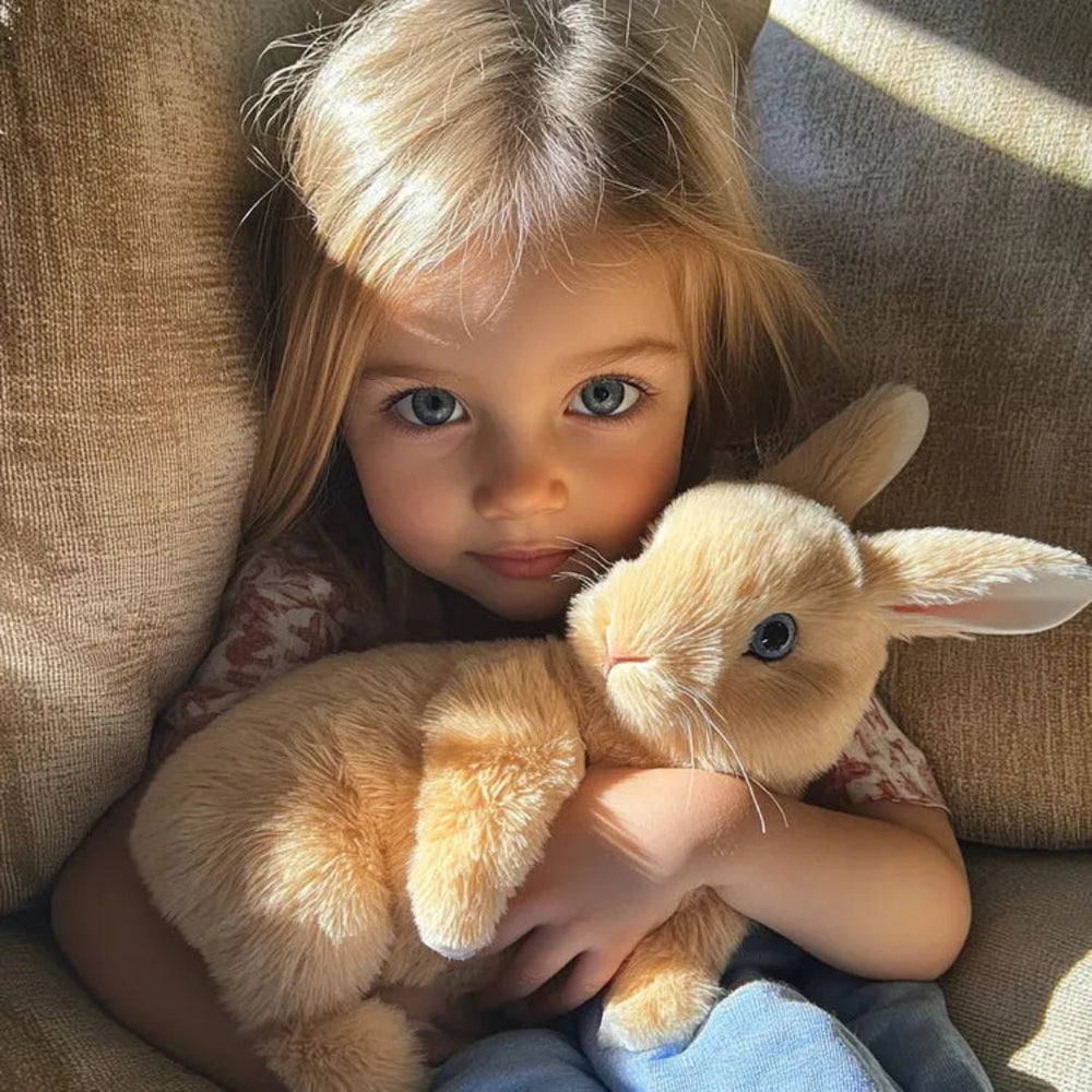 Lapin en peluche aux mouvements réalistes – Un adorable compagnon pour enfants et adultes 1