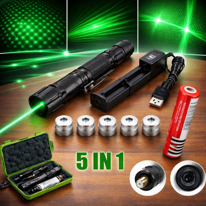 Rechargeable Green Laser Pen Long Range Presentations Astronomy