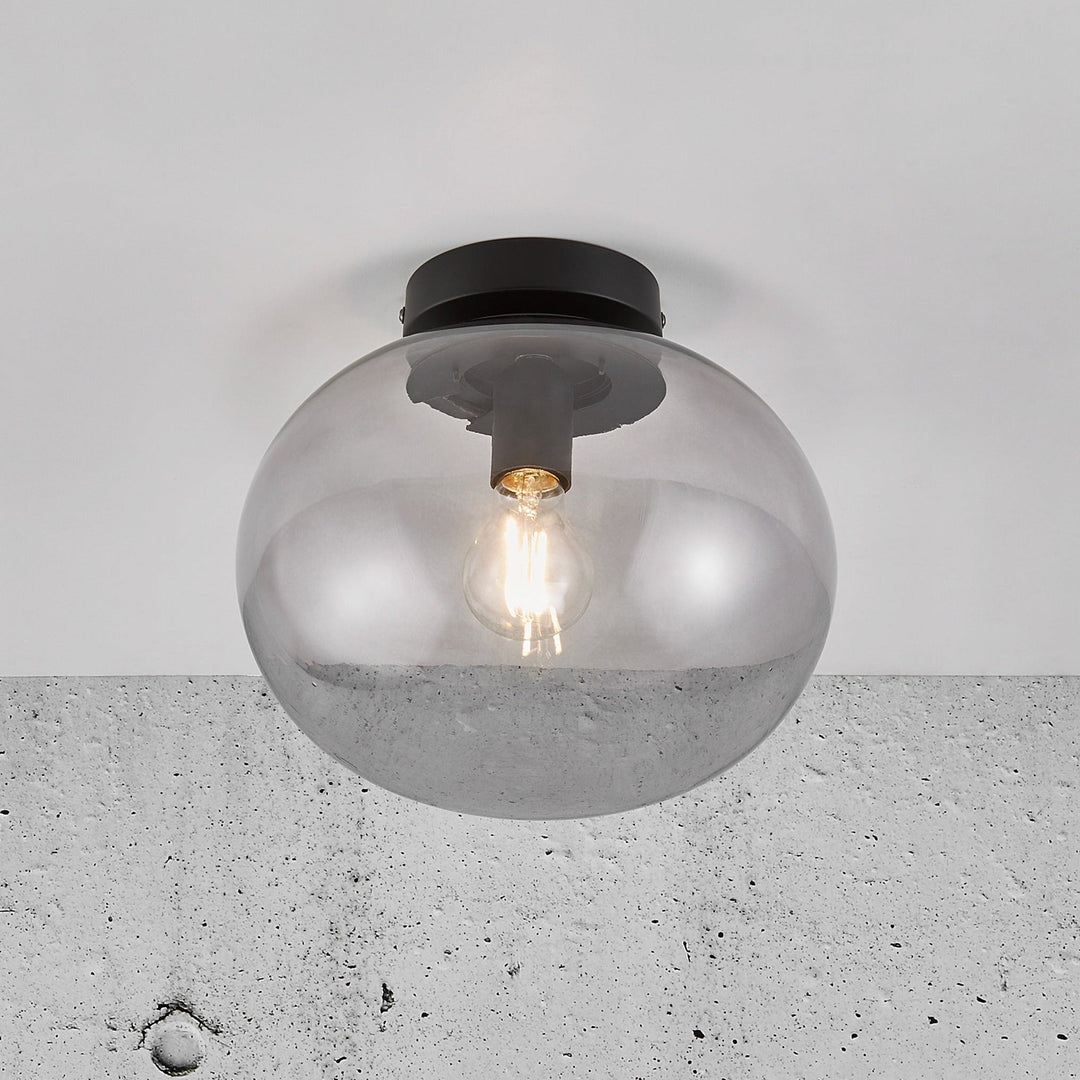 Luminaire Plafonnier Design en Verre Soufflé pour Éclairage de Cuisine Plafond, 27,5 cm 7