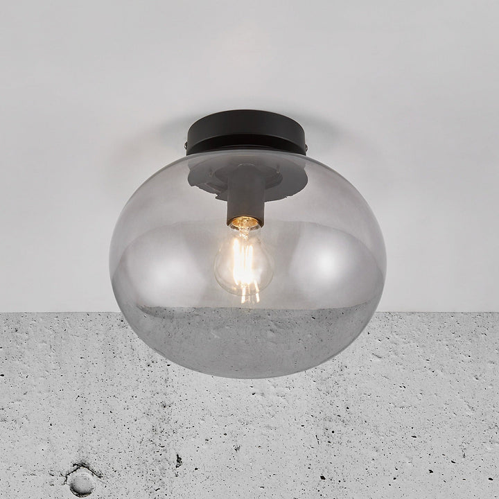Luminaire Plafonnier Design en Verre Soufflé pour Éclairage de Cuisine Plafond, 27,5 cm 7
