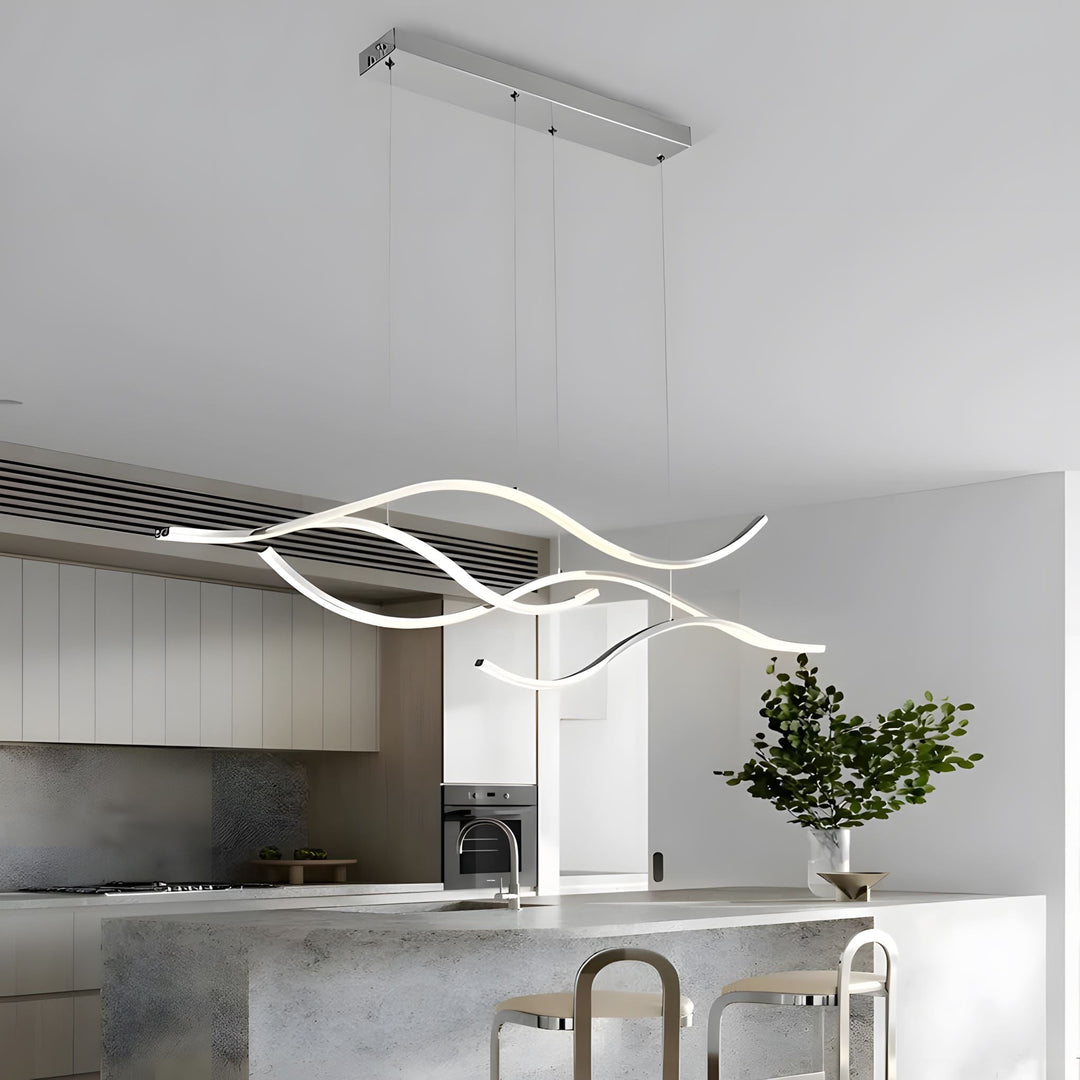Lustre Artistique Postmoderne en Silicone Élégant pour Intérieur Moderne 11