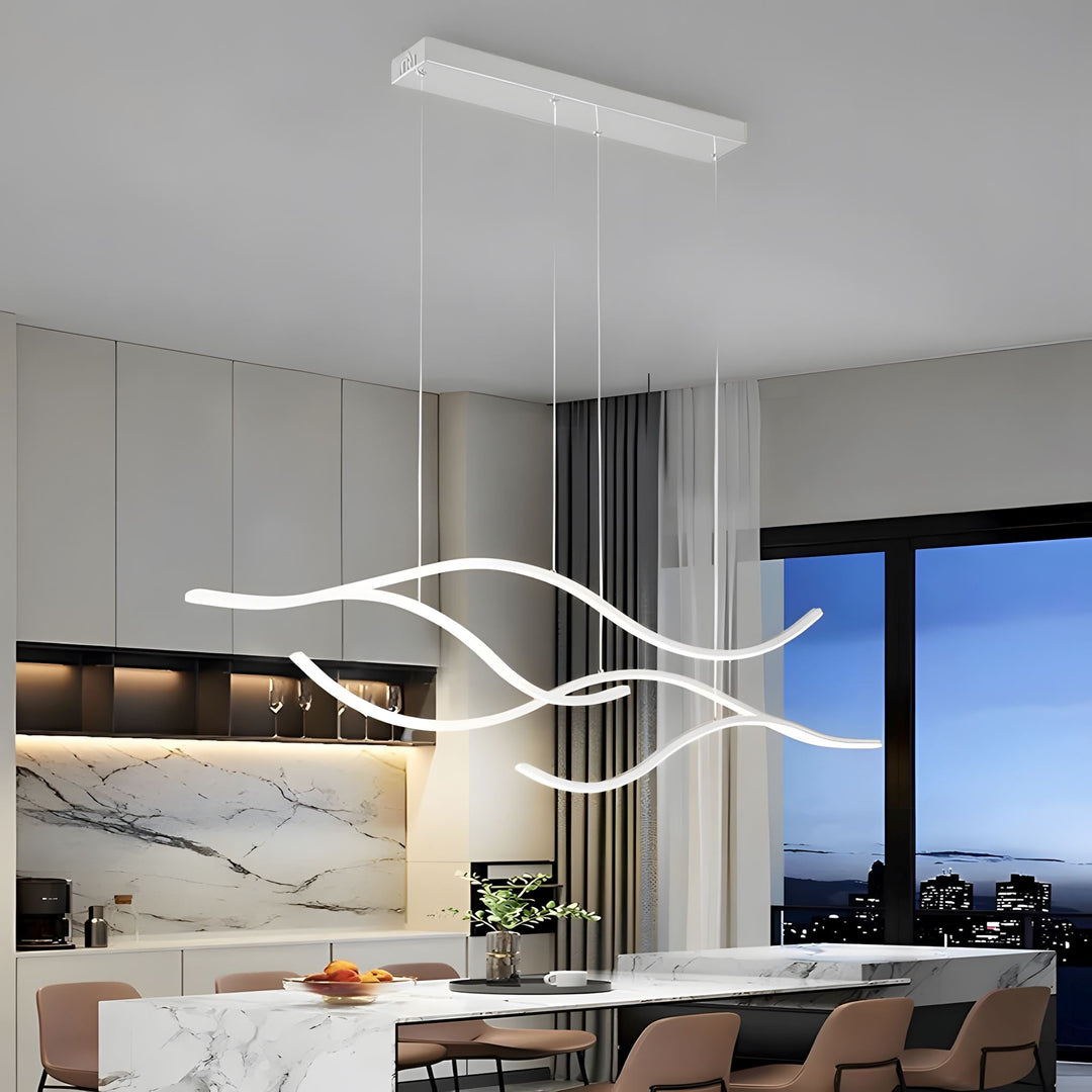 Lustre Artistique Postmoderne en Silicone Élégant pour Intérieur Moderne 2