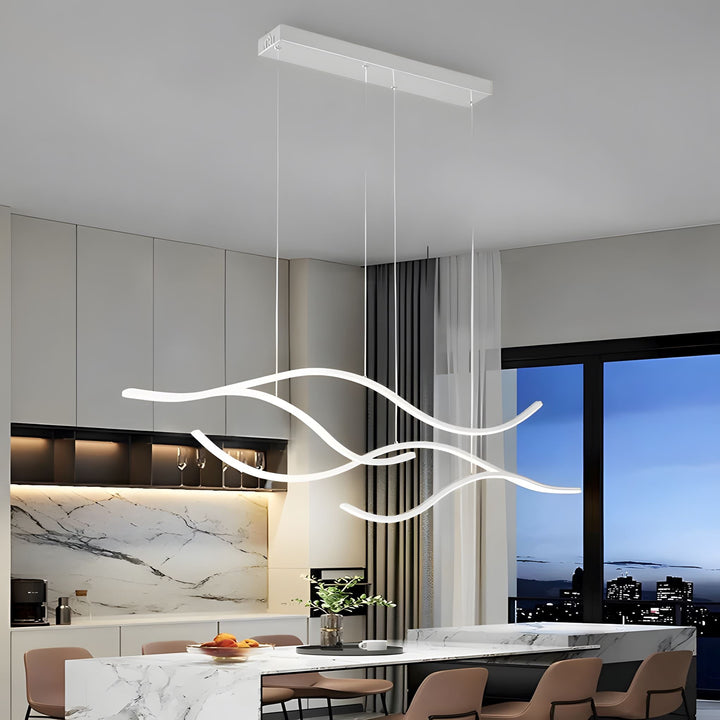 Lustre Artistique Postmoderne en Silicone Élégant pour Intérieur Moderne 2