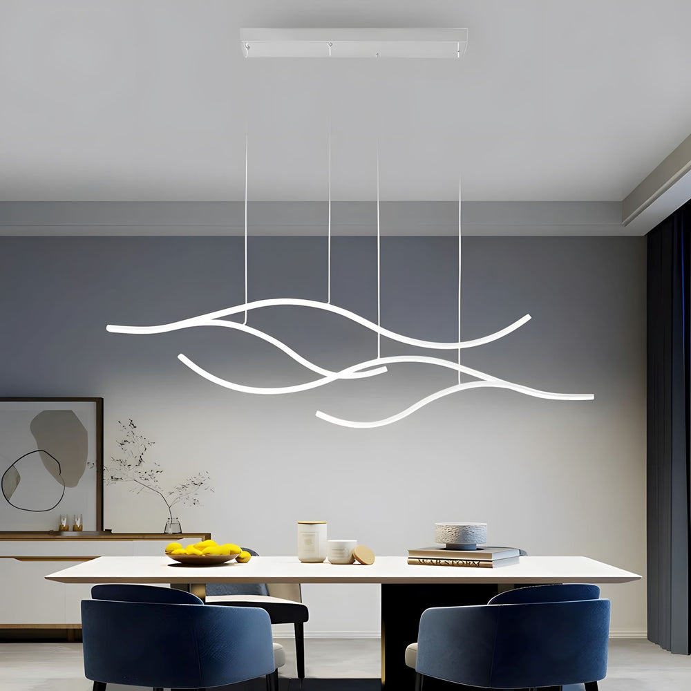 Lustre Artistique Postmoderne en Silicone Élégant pour Intérieur Moderne 3