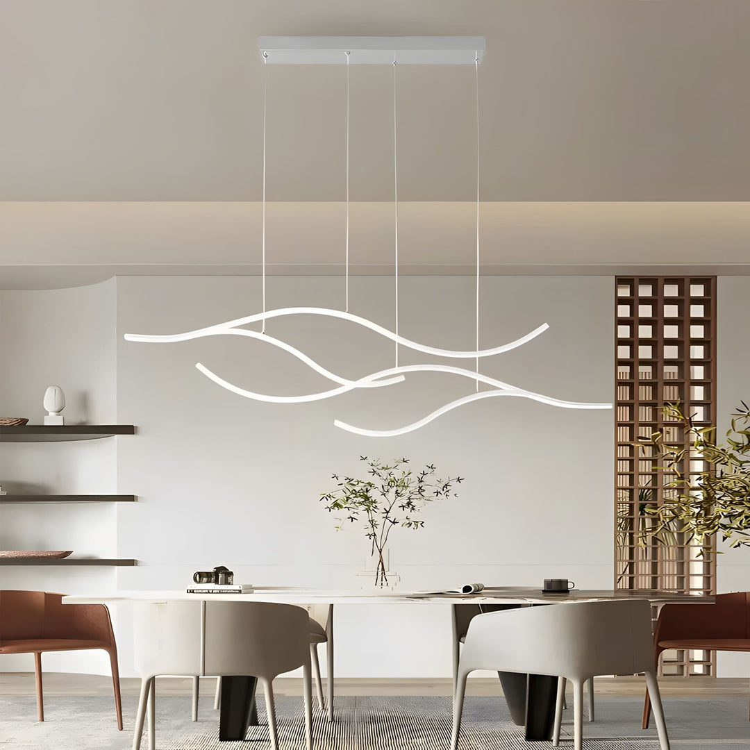 Lustre Artistique Postmoderne en Silicone Élégant pour Intérieur Moderne 8
