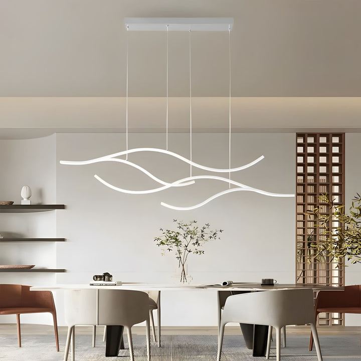 Lustre Artistique Postmoderne en Silicone Élégant pour Intérieur Moderne 8