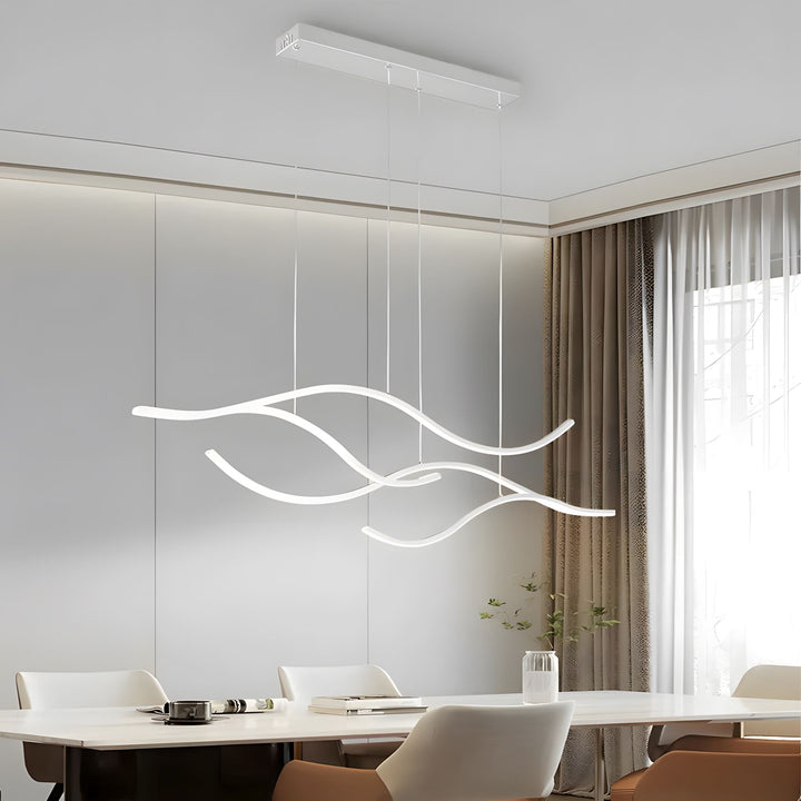 Lustre Artistique Postmoderne en Silicone Élégant pour Intérieur Moderne 9