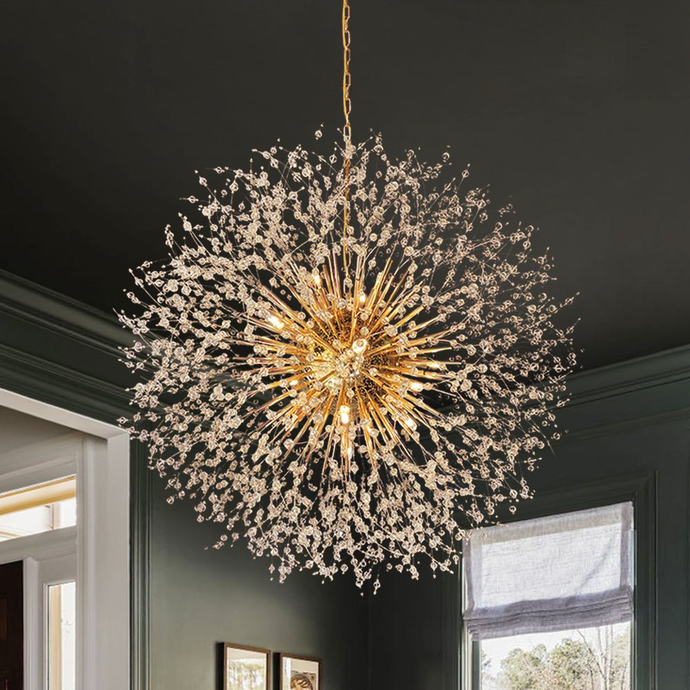 Lustre Moderne Sputnik avec 20 Points Lumineux – Design Étoilé Élégant pour Salon et Bureau 1