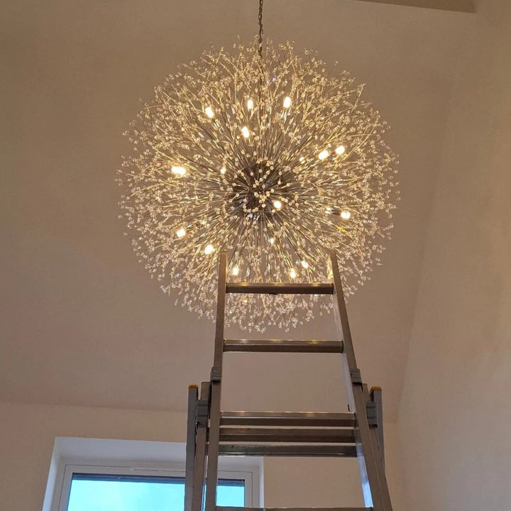 Lustre Moderne Sputnik avec 20 Points Lumineux – Design Étoilé Élégant pour Salon et Bureau 4