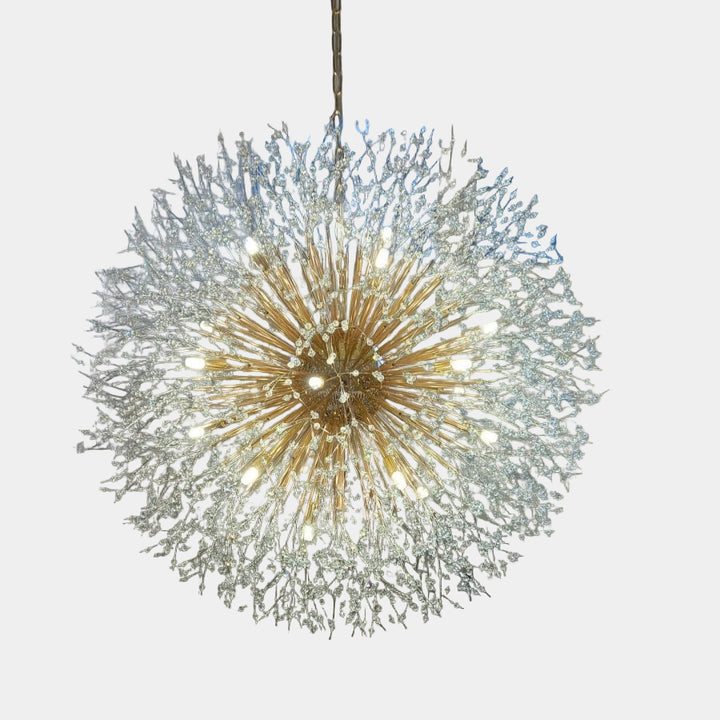 Lustre Moderne Sputnik avec 20 Points Lumineux – Design Étoilé Élégant pour Salon et Bureau 9