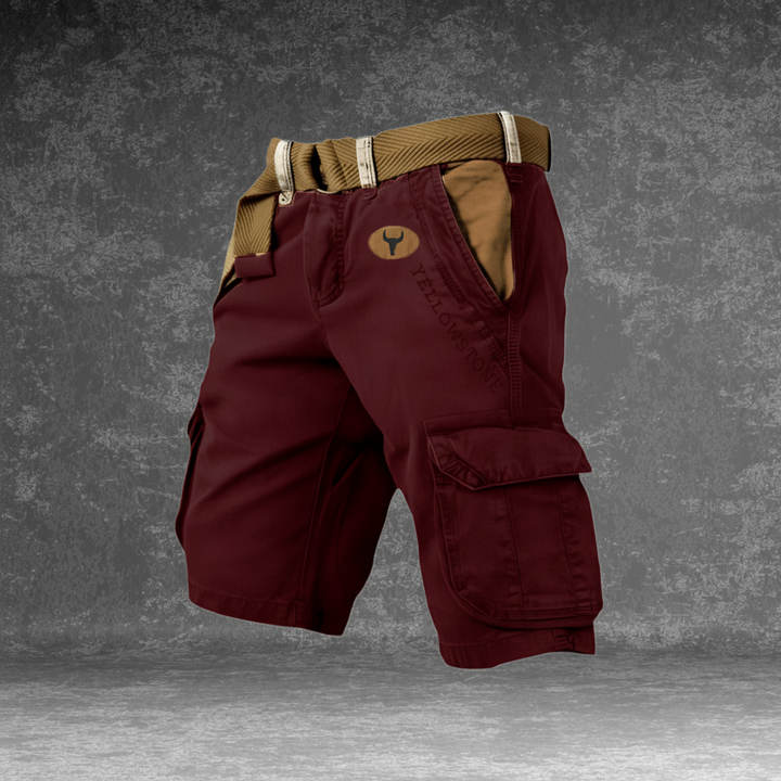 Hiking Cargo Shorts Mens Durable Utility Work Outdoor Shorts