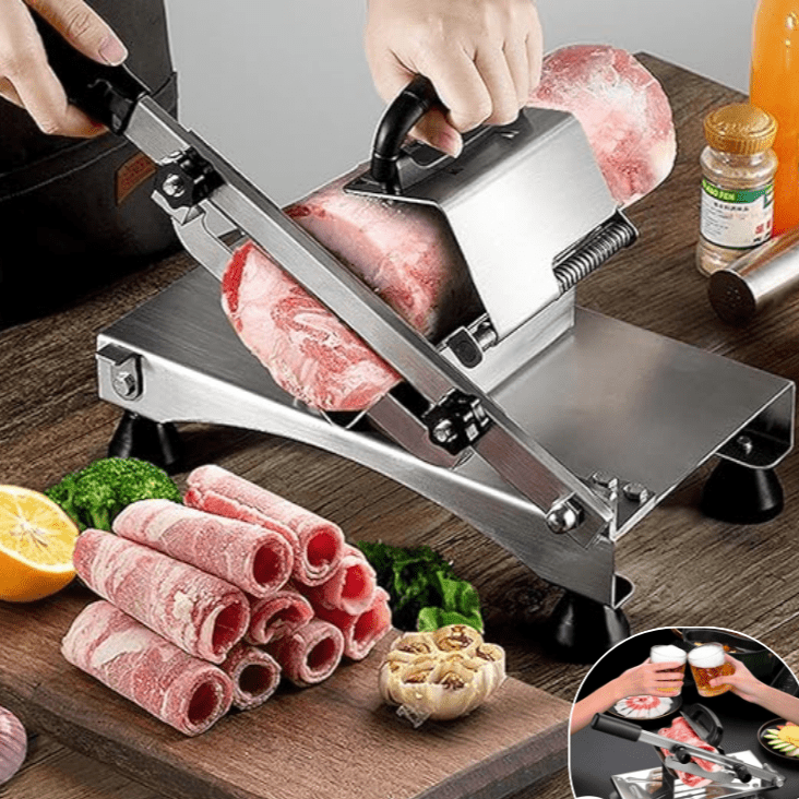 Machine de Coupe Polyvalente en Acier Inoxydable – Précision et Facilité d'Utilisation pour Cuisine Domestique 0