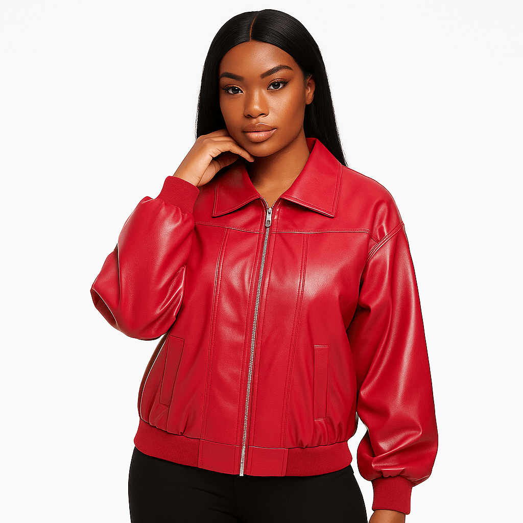 Manteau Hiver Femme Surdimensionné en PU Doux – Long, Confortable et Tendance 4