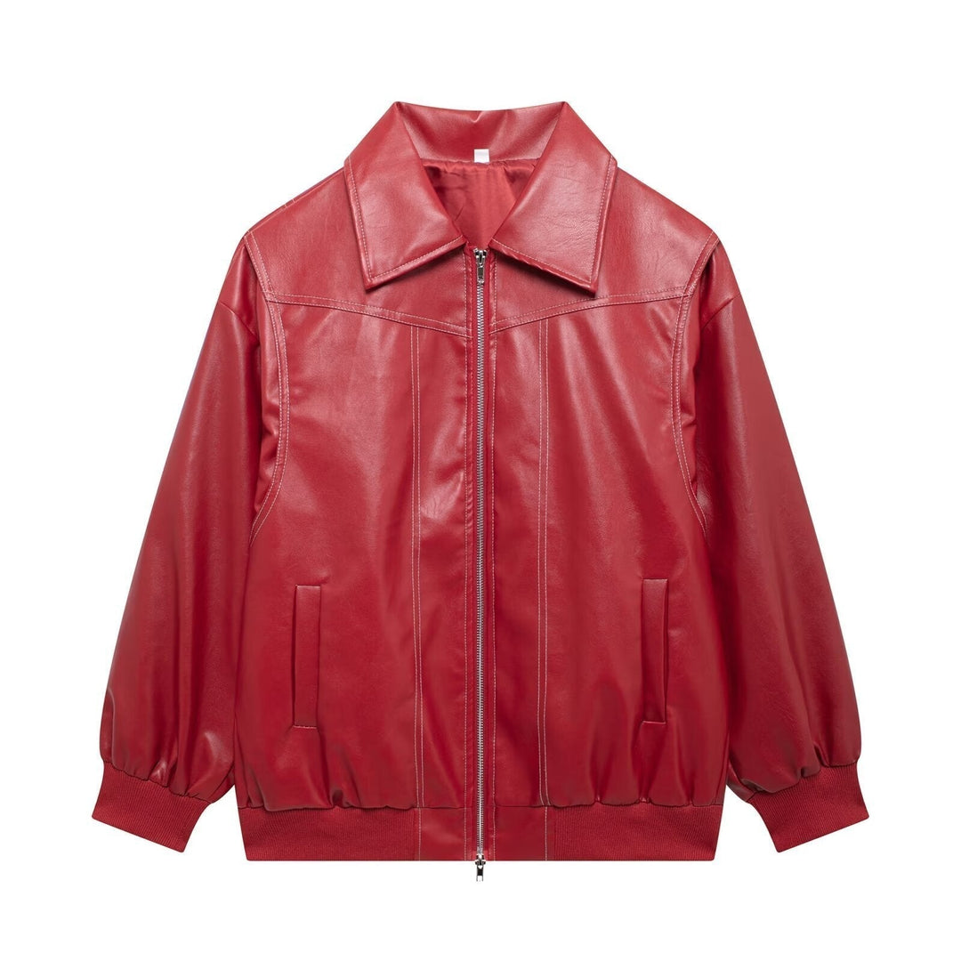 Manteau Hiver Femme Surdimensionné en PU Doux – Long, Confortable et Tendance 5
