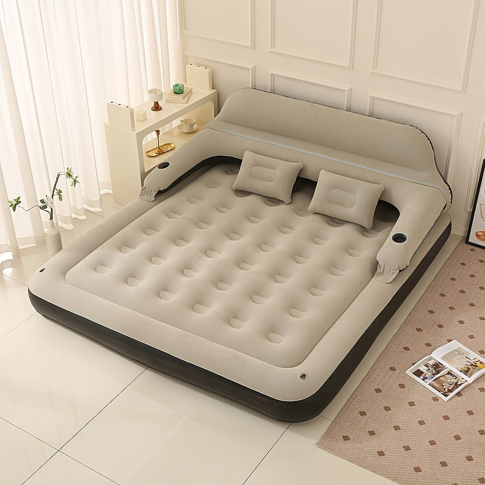 Matelas Gonflable avec Pompe Intégrée et Dossier Confortable – AirLuxe 1