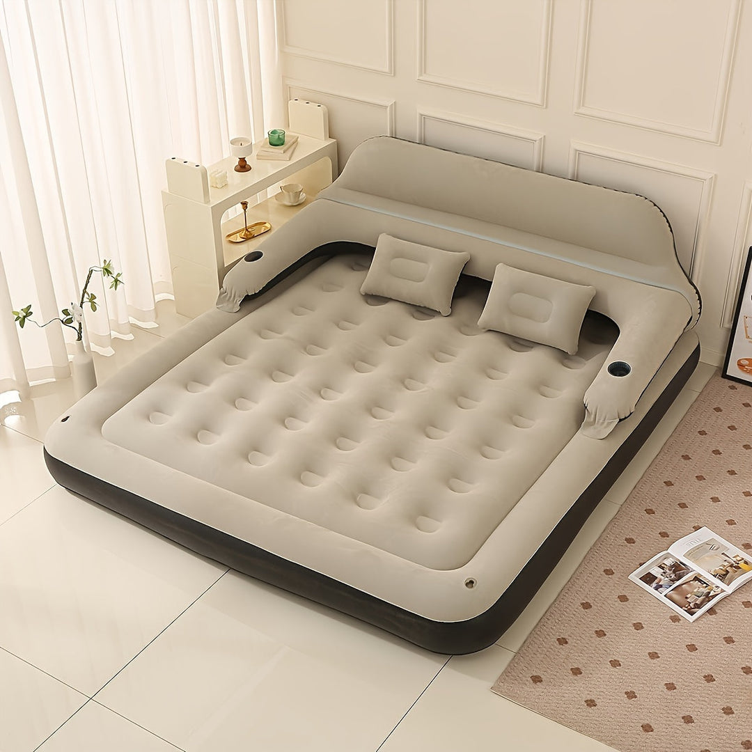 Matelas Gonflable avec Pompe Intégrée et Dossier Confortable – AirLuxe 1