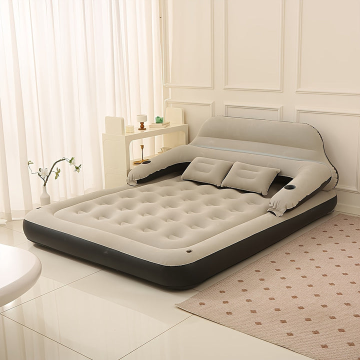 Matelas Gonflable avec Pompe Intégrée et Dossier Confortable – AirLuxe 7