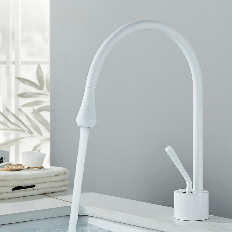 Mélangeur d'Évier en Laiton Doré Brossé – Robinetterie Salle de Bain Élégante et Pratique avec Installation Facile 5