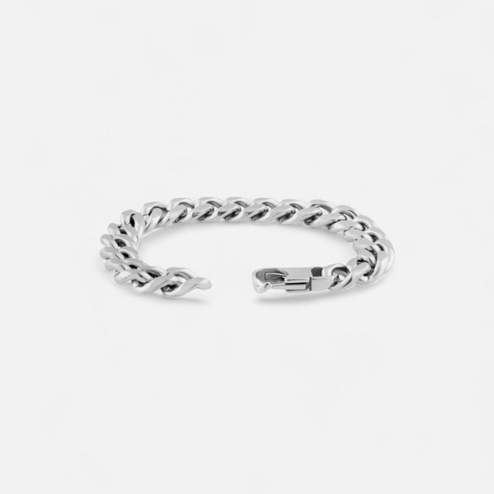 Celzoir | Men's Elegant Mesh Bracelet in Gold Steel