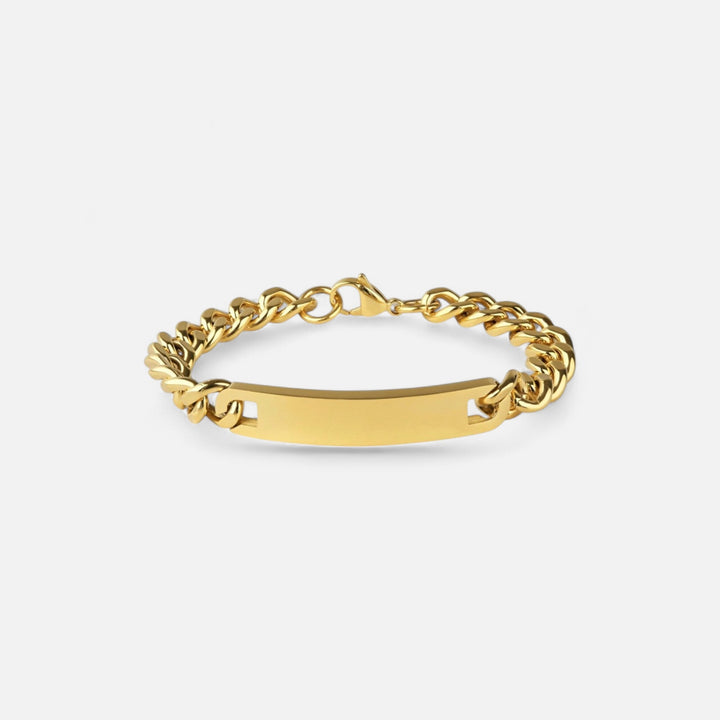 Celzoir | Prestige Men's Bracelet in Gold Steel