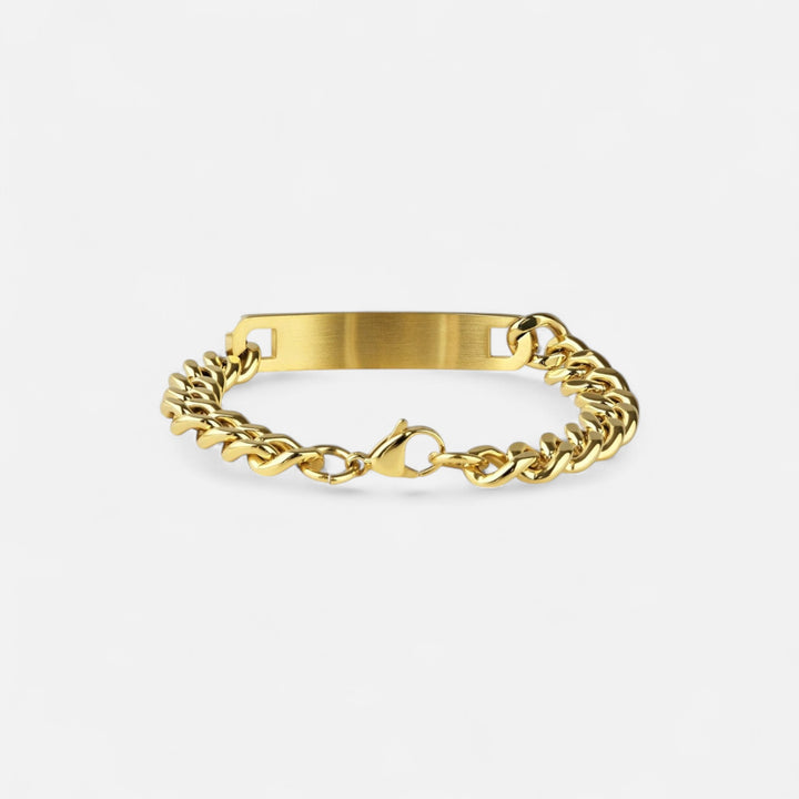 Celzoir | Prestige Men's Bracelet in Gold Steel