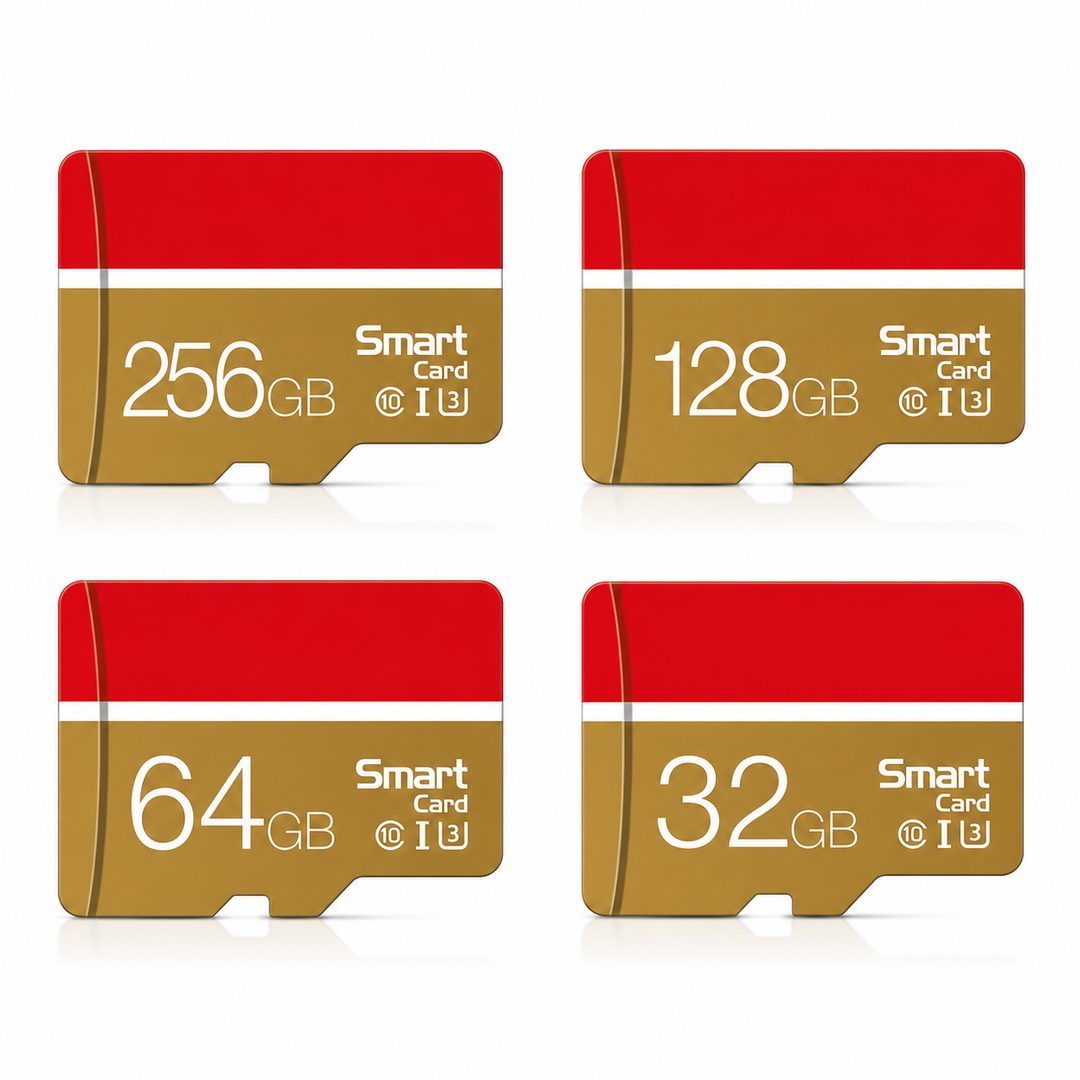 MicroSD Memory Card – High-Speed Class 10, UHS-I U3, MicroSDXC & TF Storage (8GB–256GB)