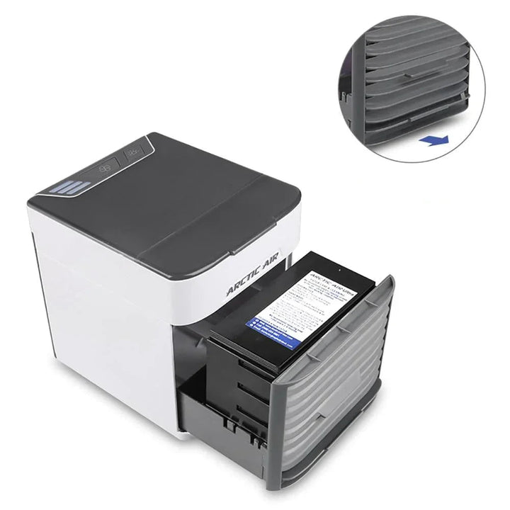 Mini Climatiseur Portable 3-en-1 Silencieux avec Éclairage LED - Refroidissement, Humidification et Purification d'Air 2