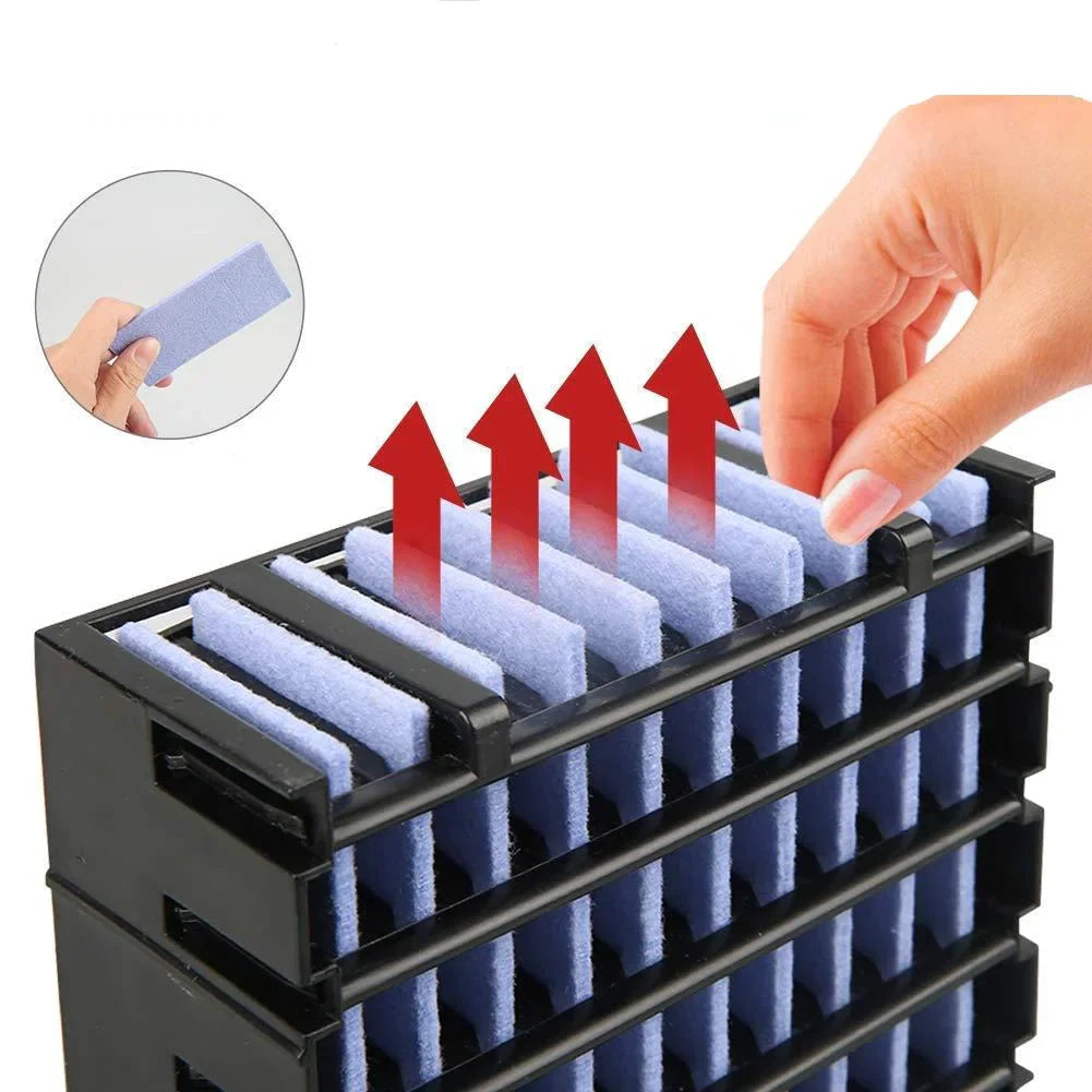 Mini Climatiseur Portable 3-en-1 Silencieux avec Éclairage LED - Refroidissement, Humidification et Purification d'Air 5