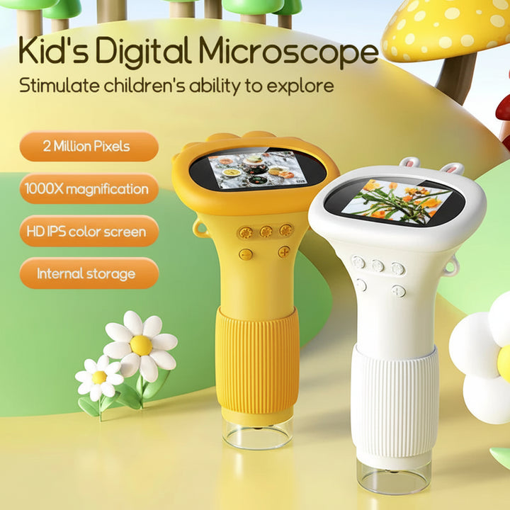1000X Handheld Microscope Kids Portable STEM Science Toy