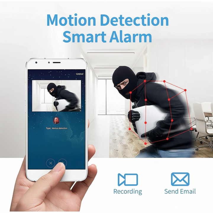 Mini Kamera Bezdrátová WiFi HD Noční Vidění