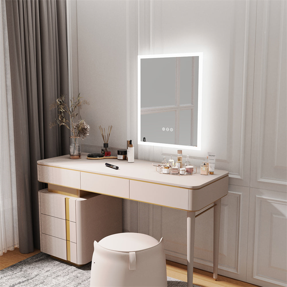 Miroir LED Éclairé avec Écran Tactile et Éclairage Réglable - Design Moderne 1