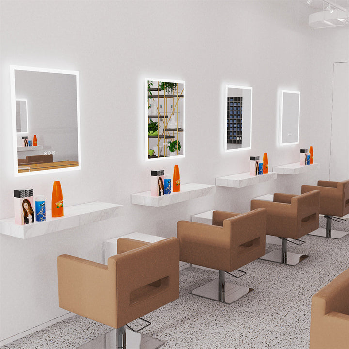 Miroir LED Éclairé avec Écran Tactile et Éclairage Réglable - Design Moderne 3