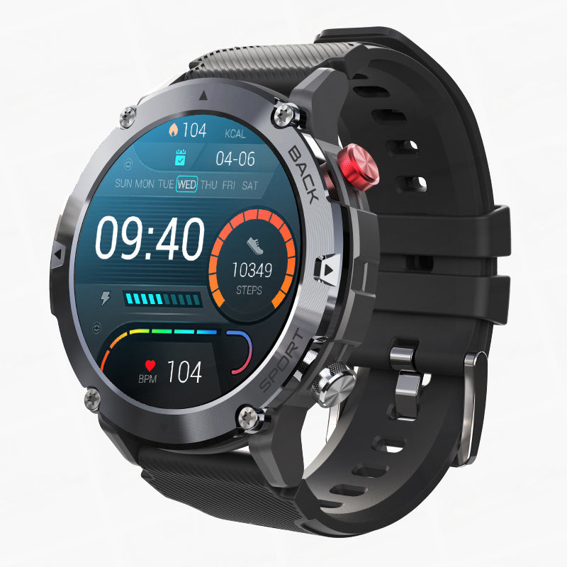 Montre Connectée Homme Étanche IP68 avec Suivi de Santé et Notifications Bluetooth – Autonomie 5 Jours 0