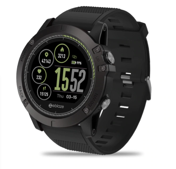 Montre Connectée Homme Tactique Étanche 50m avec Suivi de Santé et Interface 3D – Suivi Fréquence Cardiaque et Activité 0