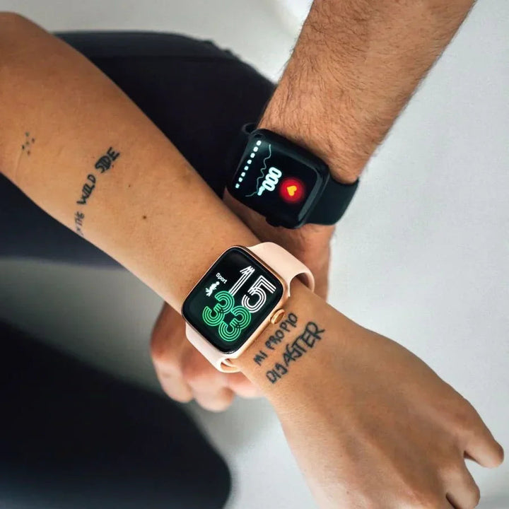Montre Connectée de Fitness Homme et Femme avec Suivi Cardiaque, Design Épuré, Résistance à l'Eau IP68, Suivi d'Activités et Analyse du Sommeil 2