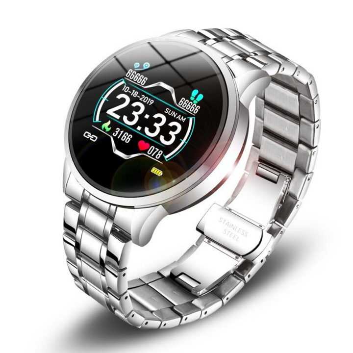 Montre Intelligente Connectée Élégante avec Suivi de Santé, Notifications et Résistance à l'Eau - Compatible Apple et Android 0