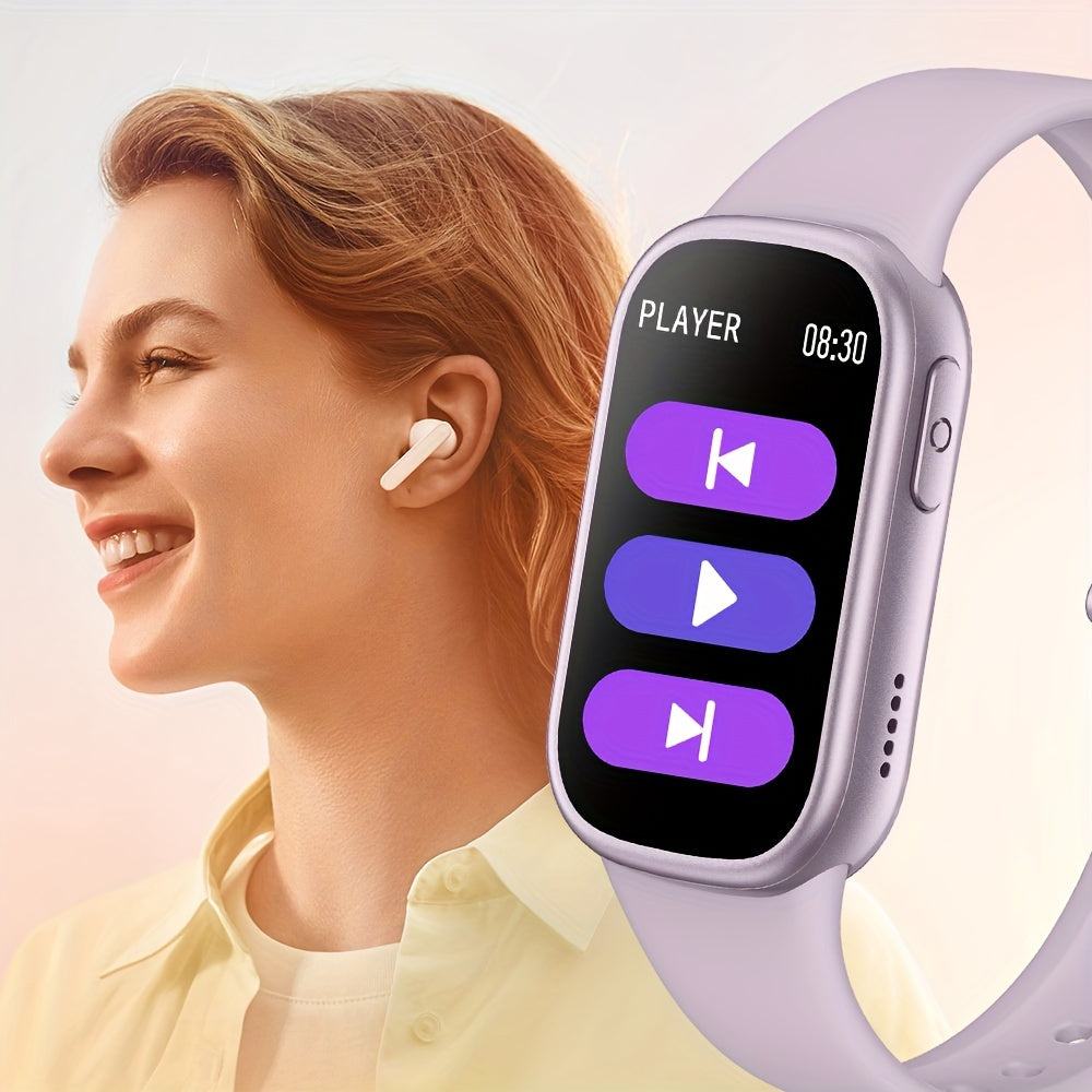 Montre Intelligente Étanche IP68 avec Tracker d'Activité et Bracelet en Silicone – Autonomie de 7 Jours 1