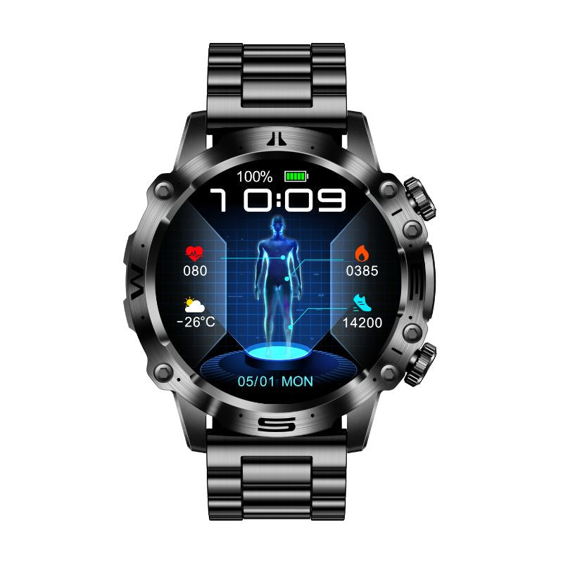 Montre Intelligente de Santé avec ECG et Suivi de Fitness – Écran AMOLED 1,43 0